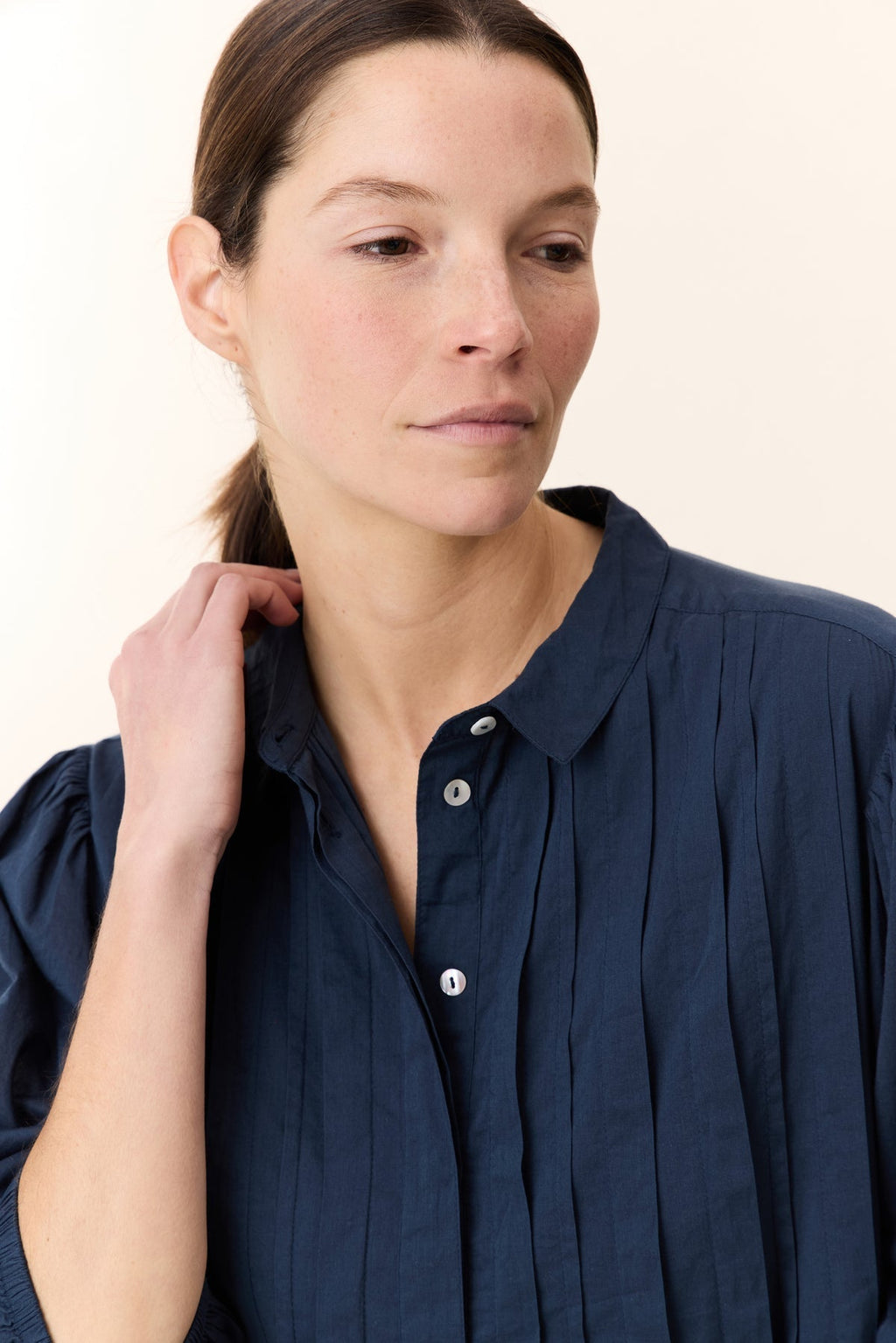 Dress Roca Tc160 Roca Tc160 Pleat Black-Iris