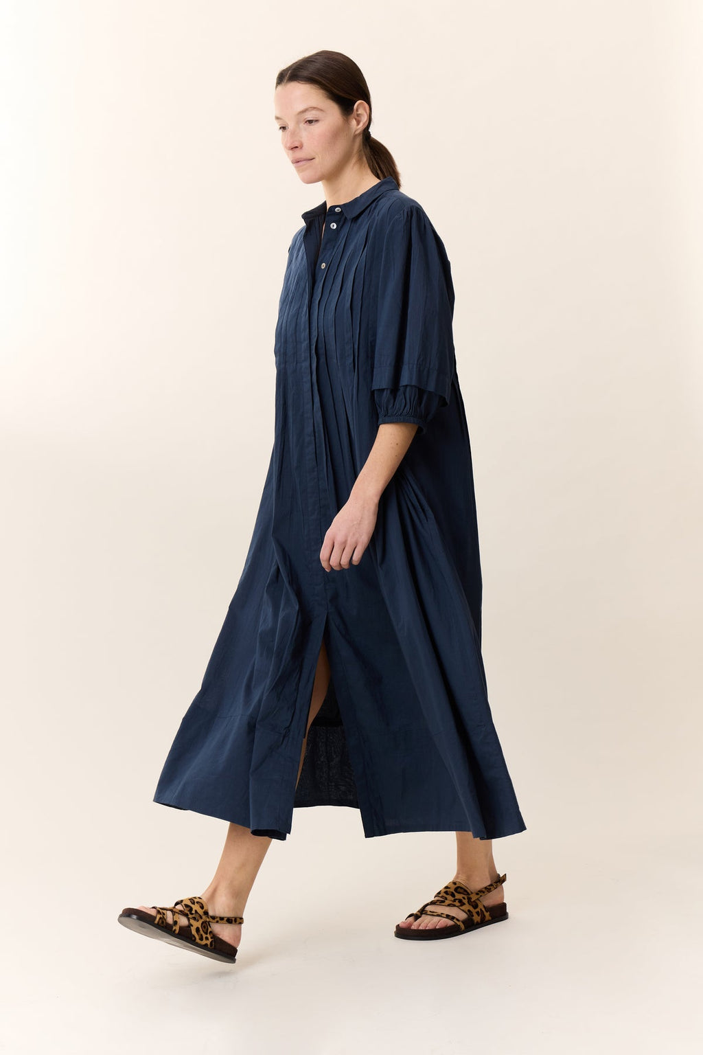 Dress Roca Tc160 Roca Tc160 Pleat Black-Iris