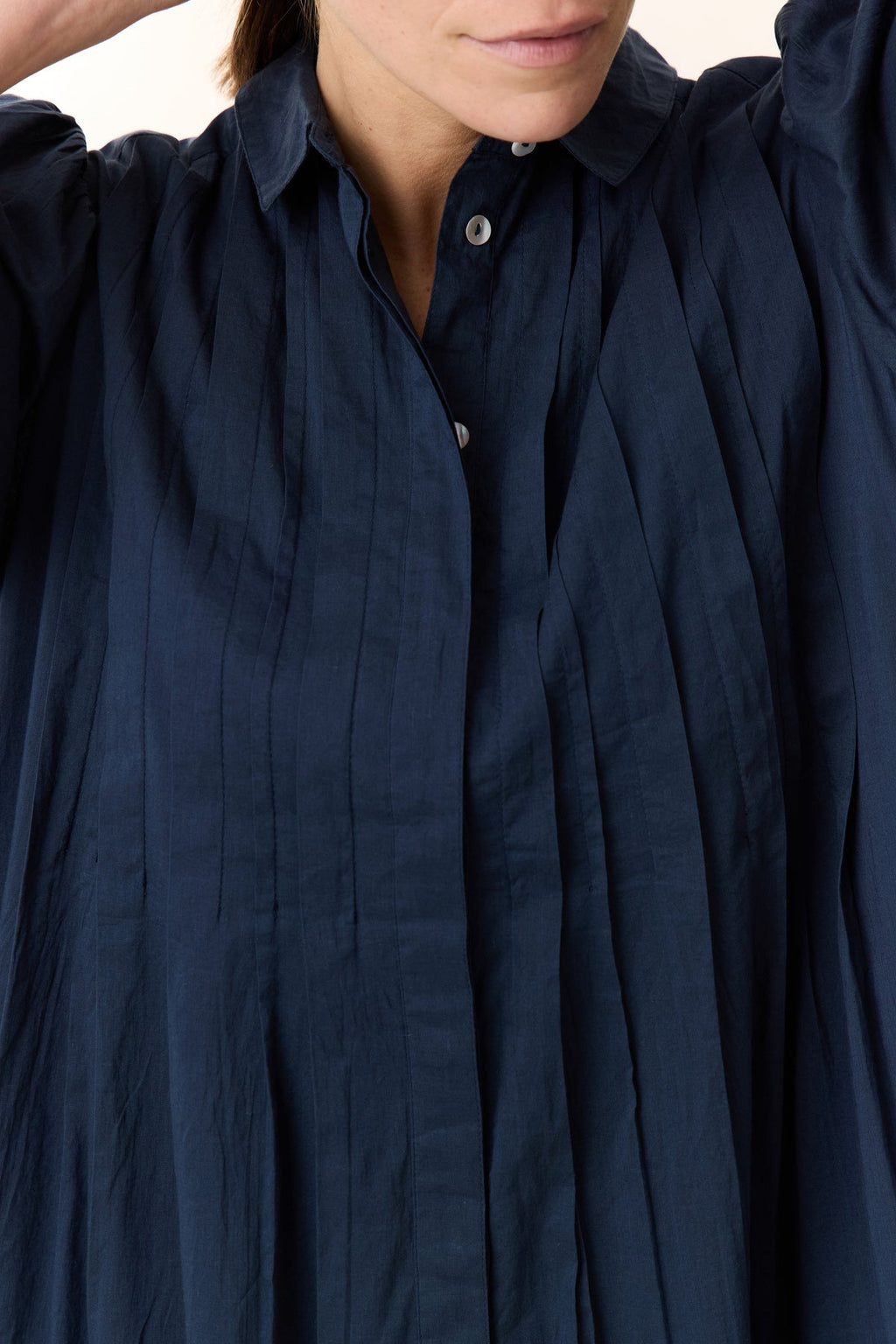 Dress Roca Tc160 Roca Tc160 Pleat Black-Iris