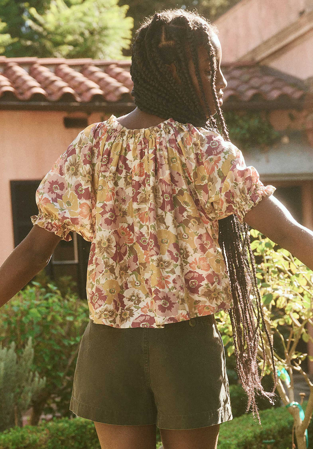 Blouse The Garland Golden-Lilac