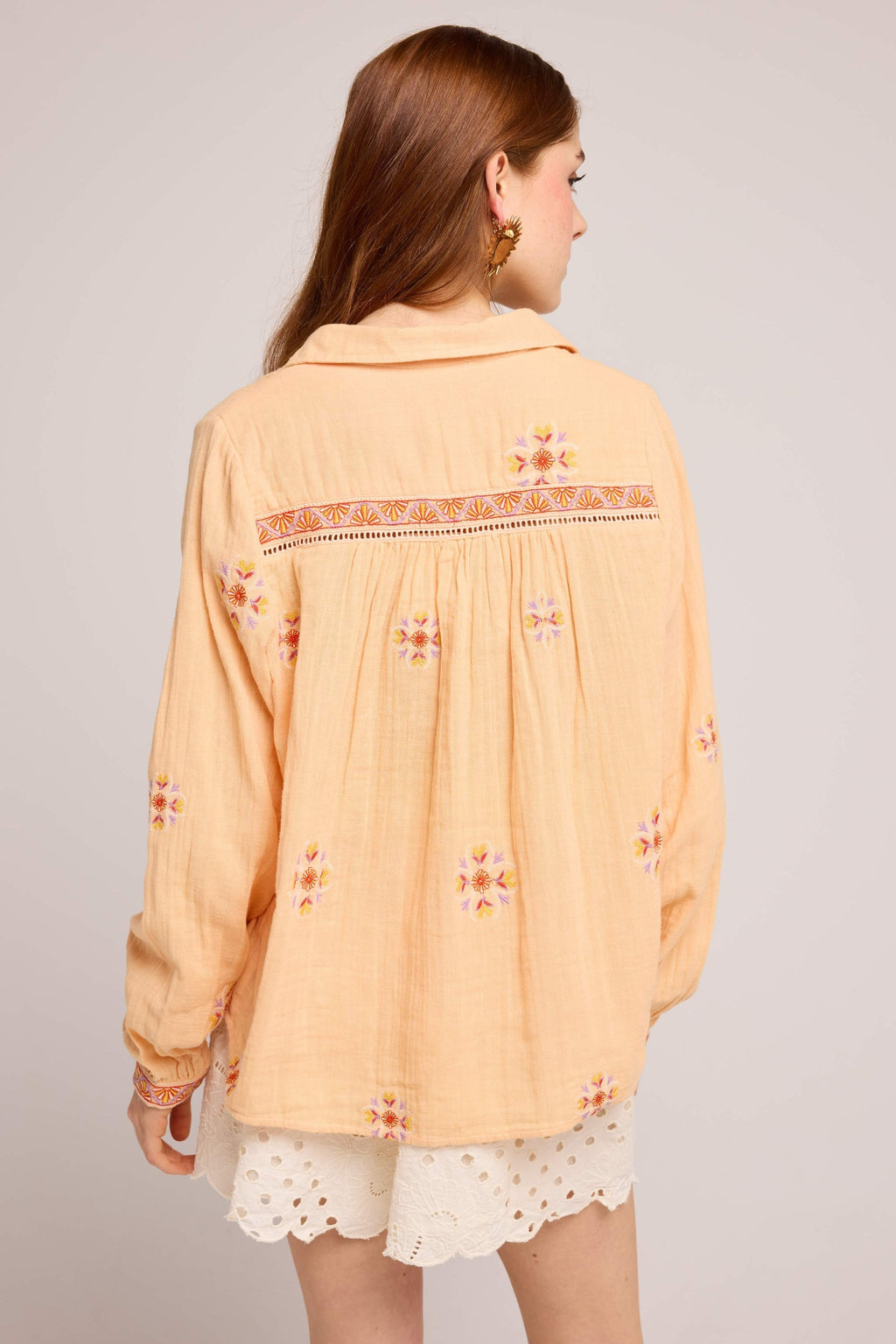 Blouse Carinio Poudre