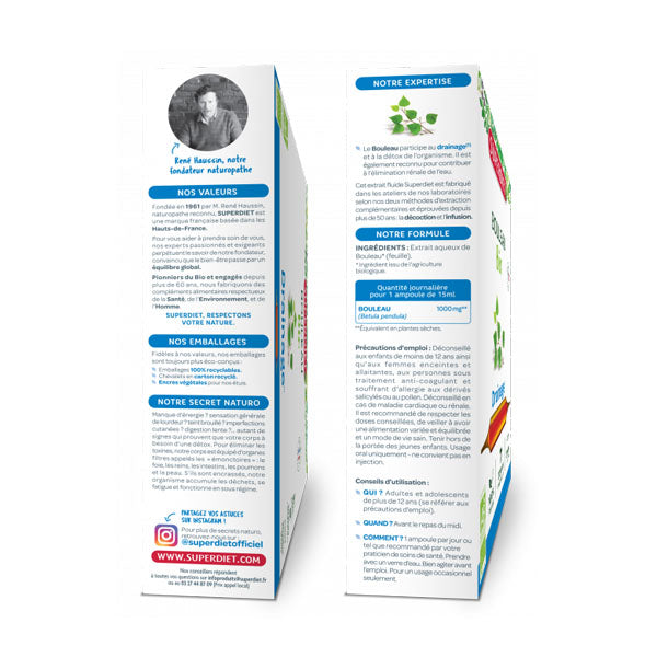 Super Diet Birch Bio 20x15ml