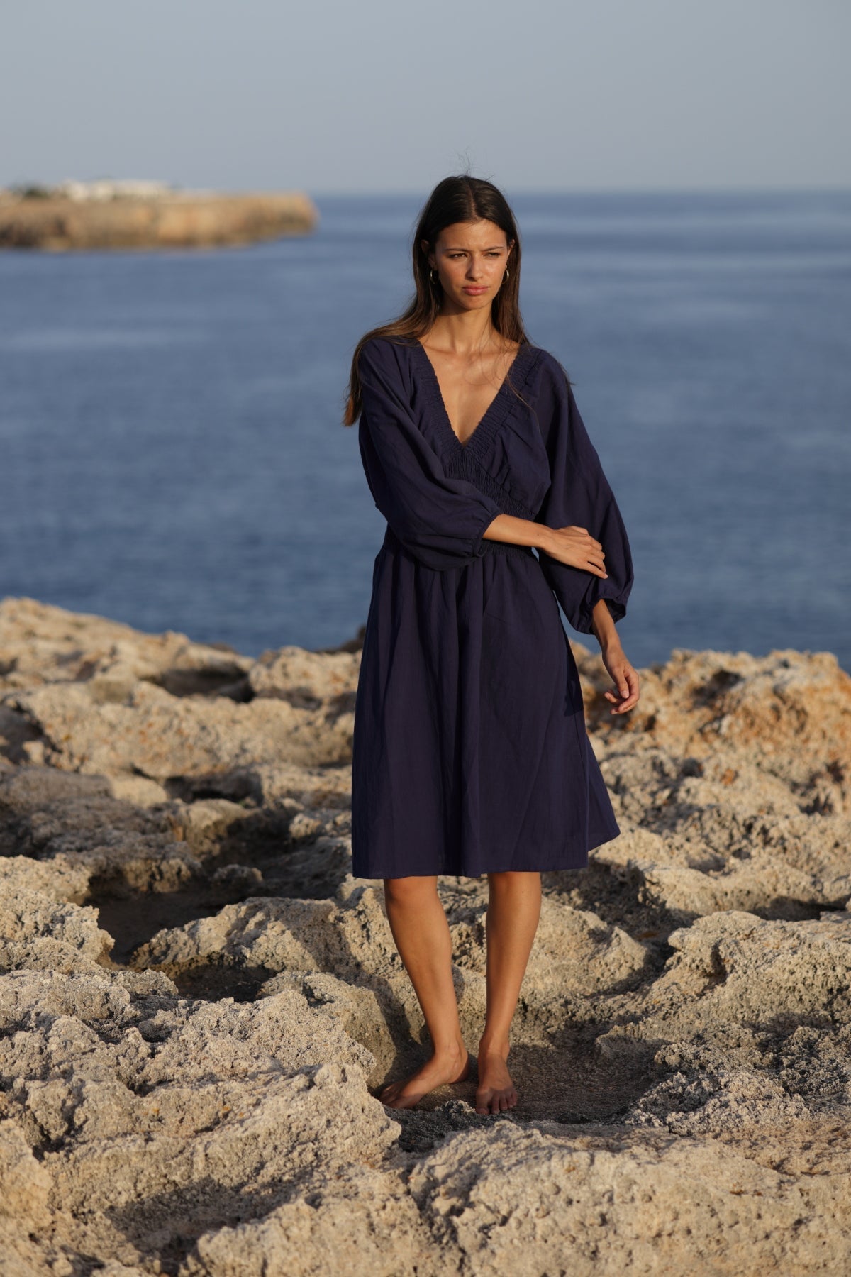 Dress Edith Athenas Sl701 Aqua