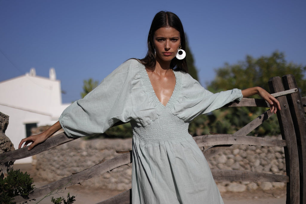 Dress Edith Athenas Sl701 Aqua