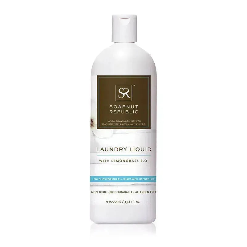 Soapnut Republic Laundry Liquid with Lemongrass Essential Oil 1L