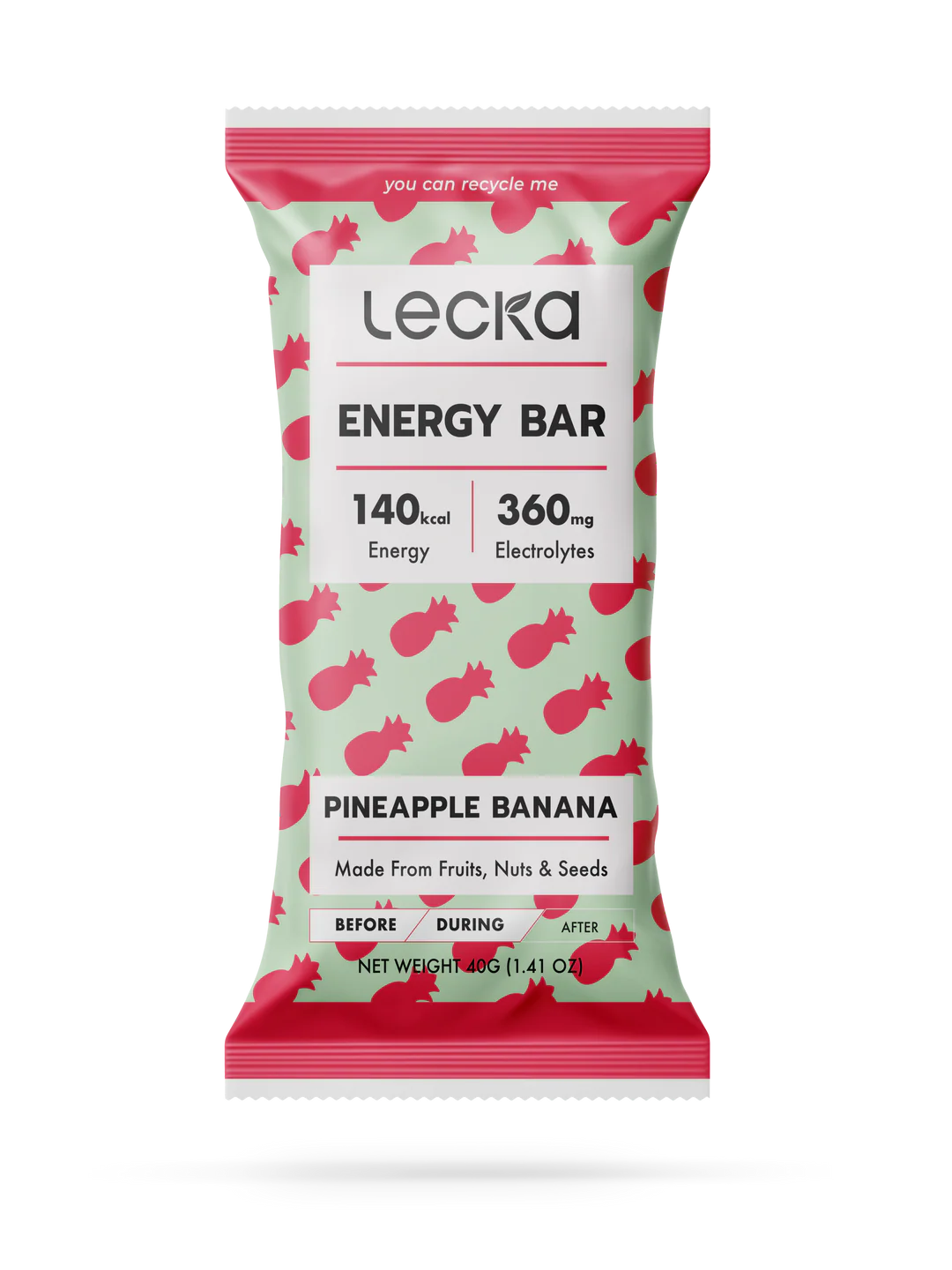LECKA- VEGAN ENERGY BITES- TROPICAL FRUITS 20G