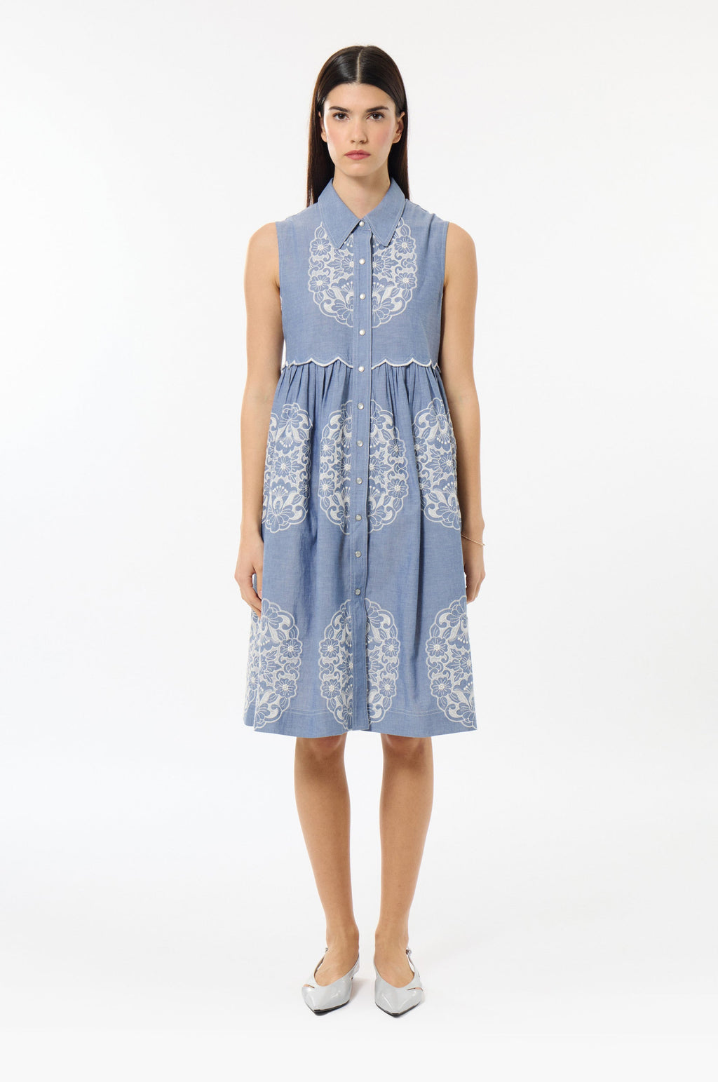 Dress Chambray E25char Unique