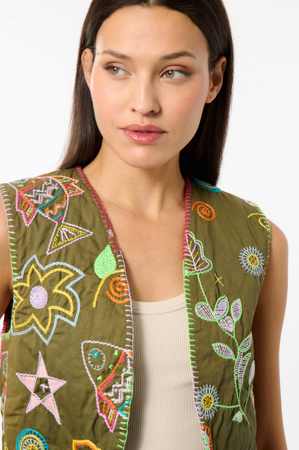 Gilet Essaouira E25esgi Kaki