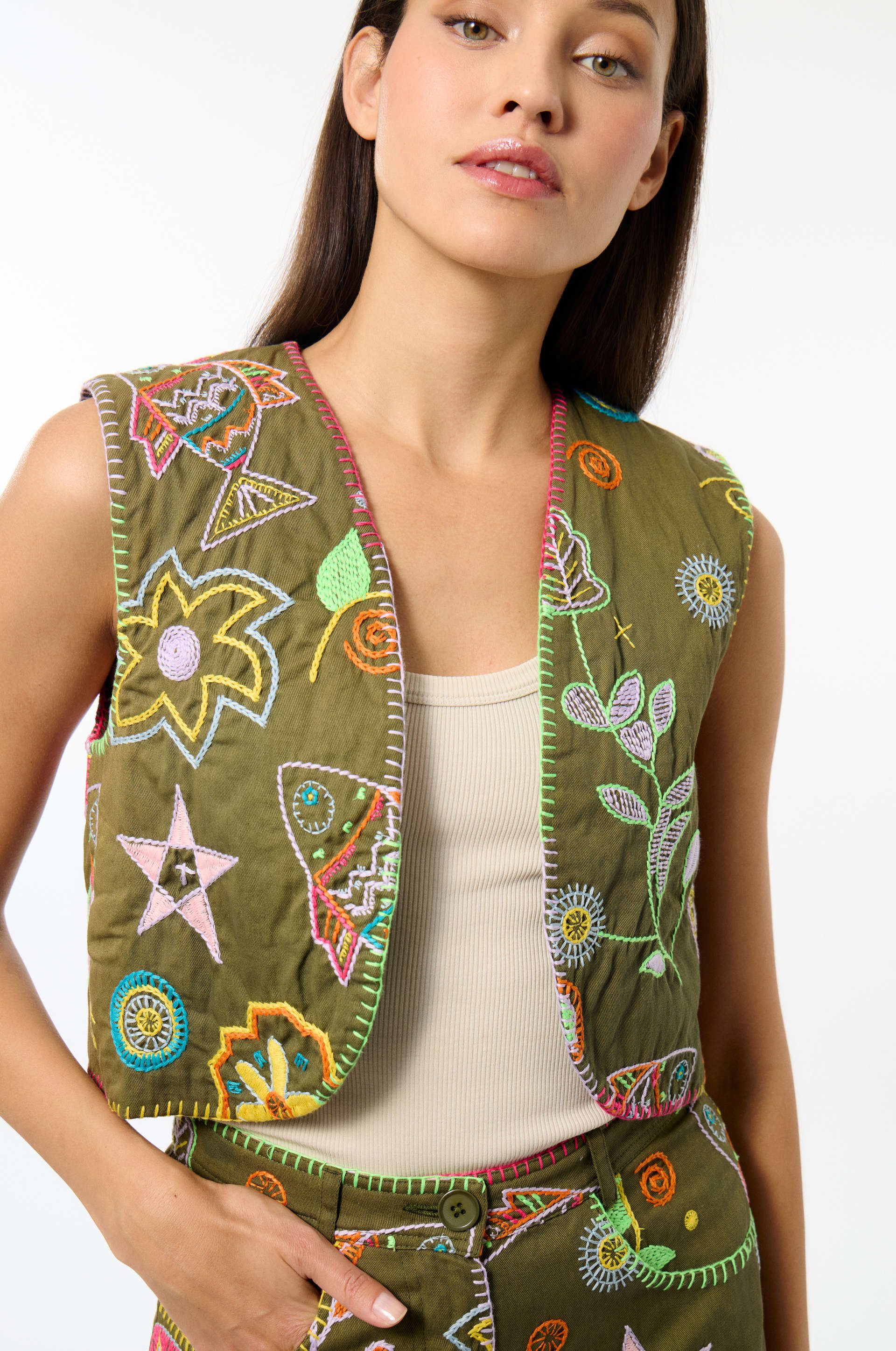 Gilet Essaouira E25esgi Kaki