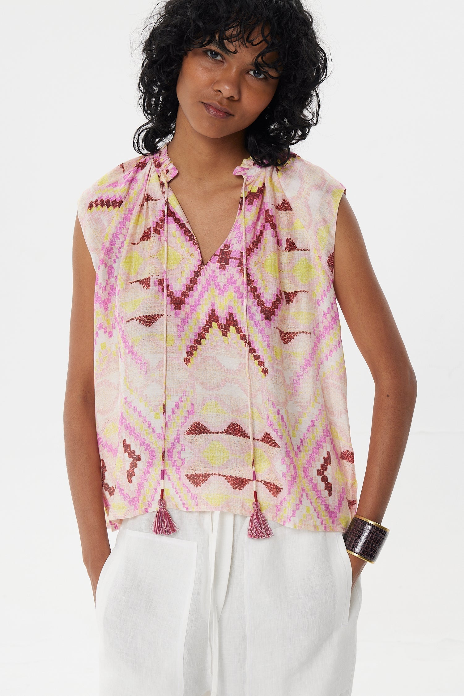 Blouse Cramer Keyla Cramer Keyla Top Pink-Vision