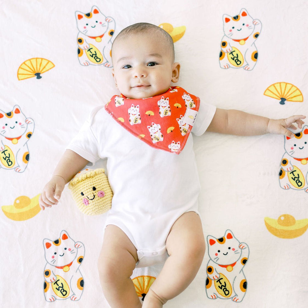 Welcome Home Baby Gift Set - Fortune Cat Maneki Neko Collection