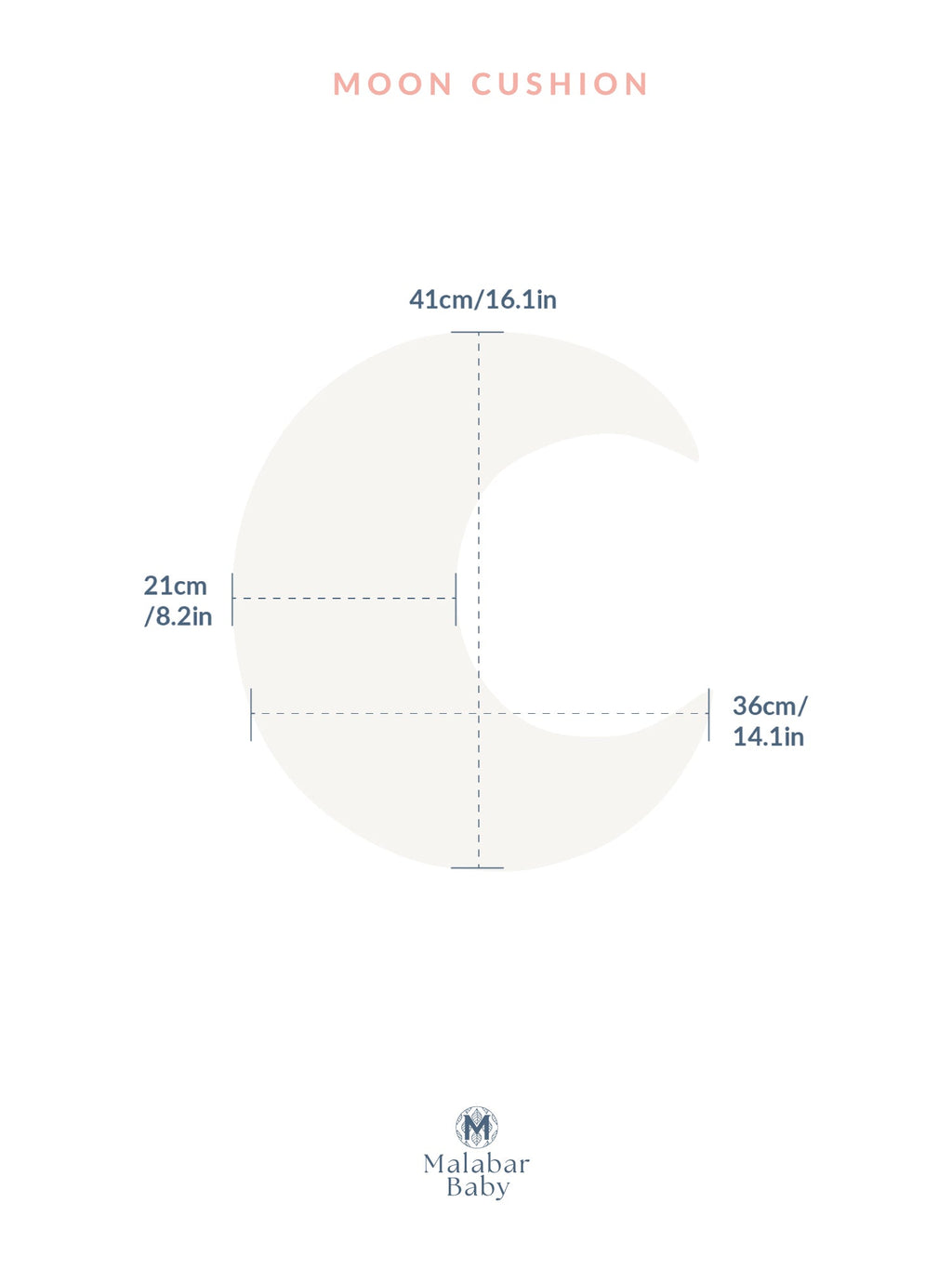 Moon Cushion- Mustard Yellow