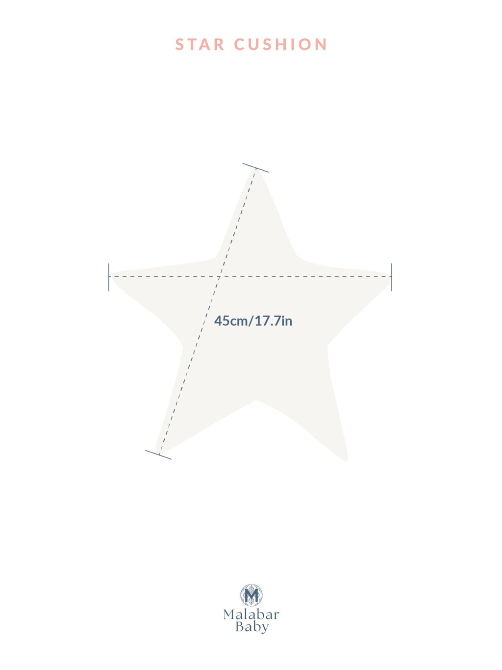 Star Cushion- Grey Erawan