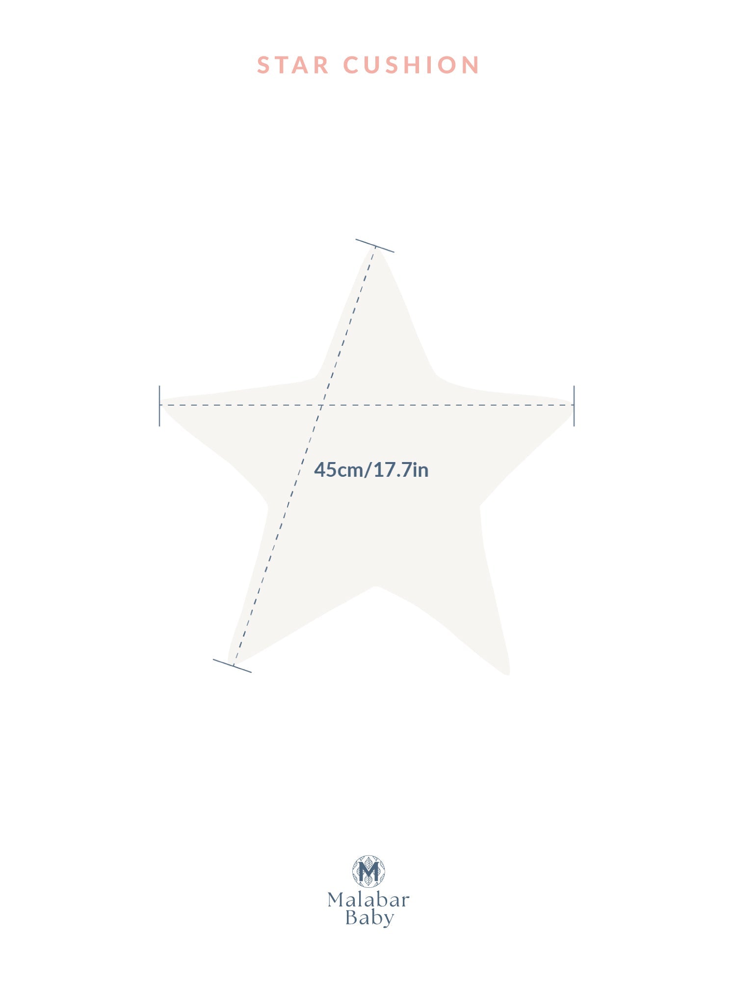 Star Cushion- Grey Erawan