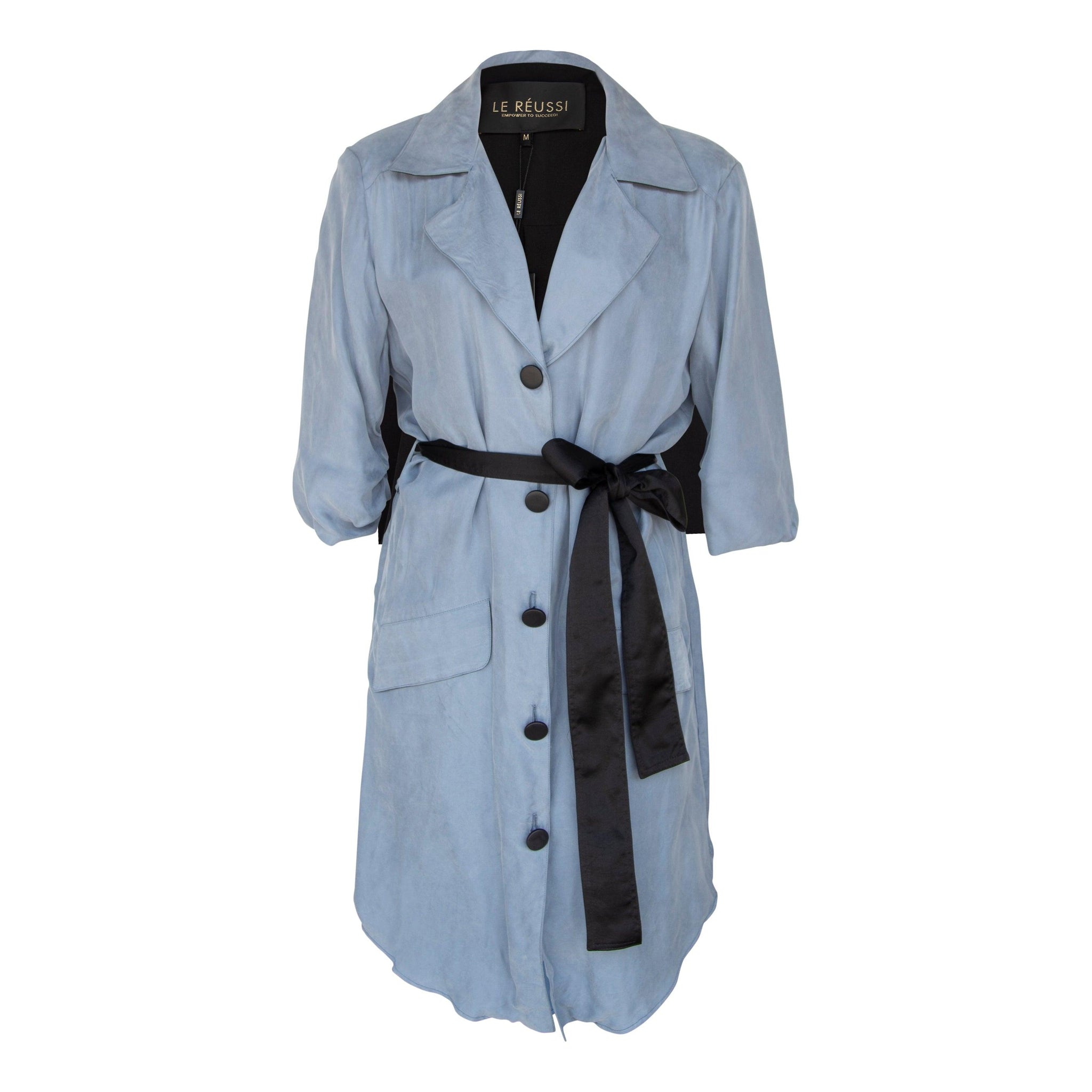 Cielo Blue Blazer Dress â€?Women's Tailored Blazer-Style Dress