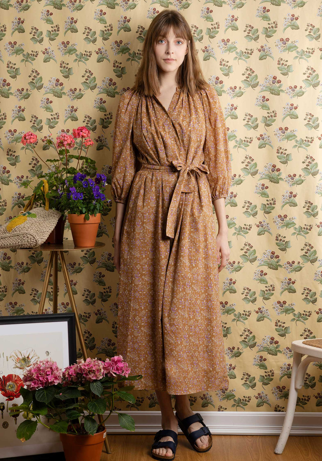 Dress  2eva25-v08053 Marron