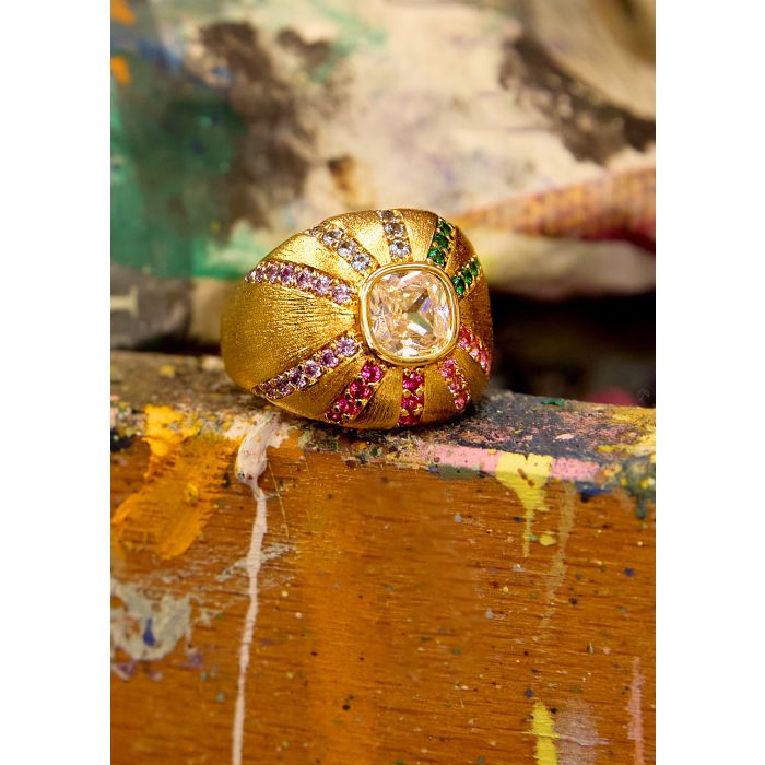 Ring Rainbow Californ Ba-342g Gold