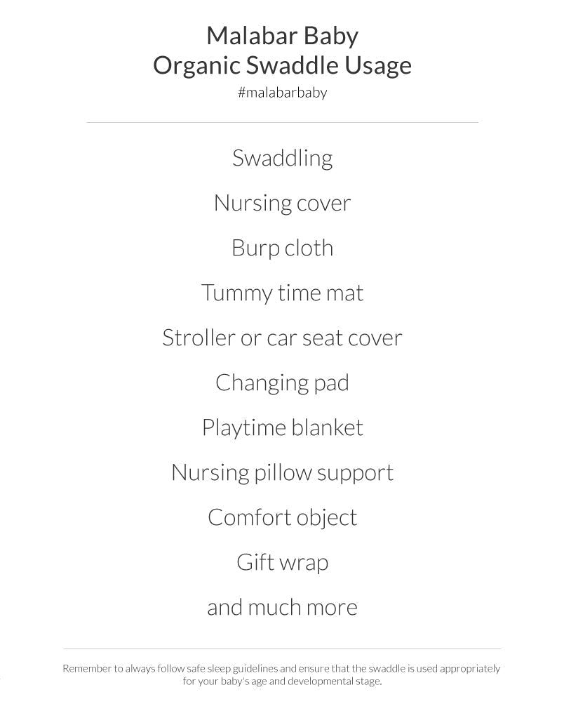 Organic Swaddle - Carrot