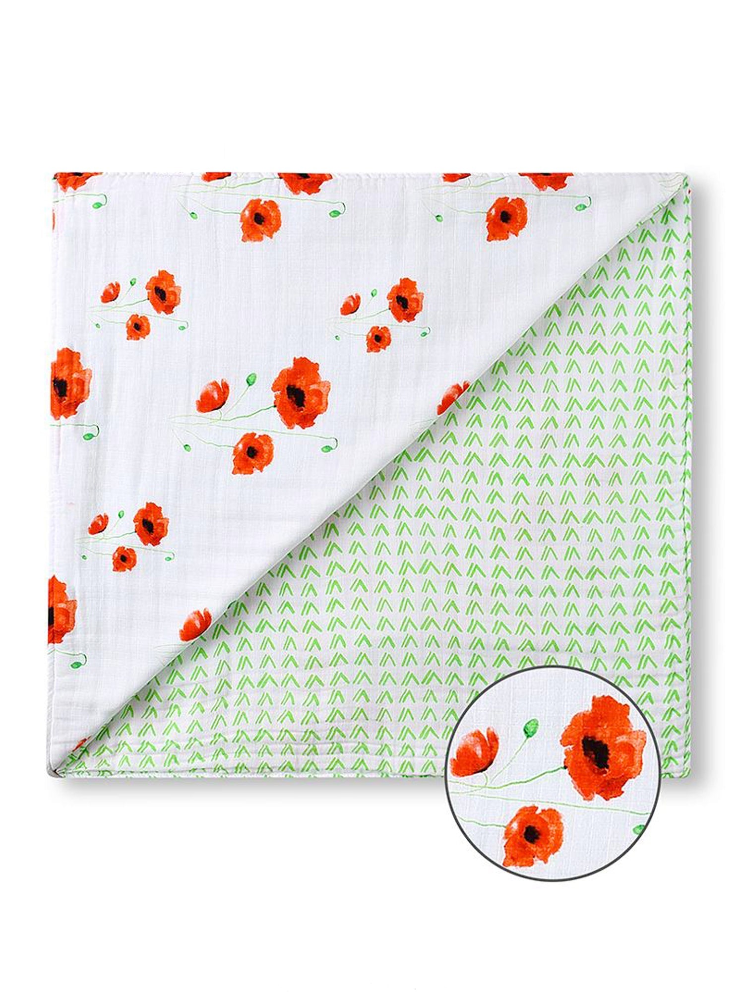 Organic Snug Blanket - Poppy
