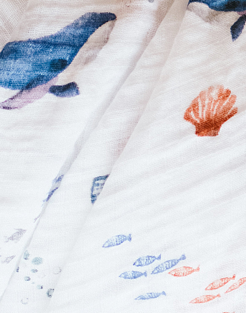 Organic Swaddle - Under The Sea