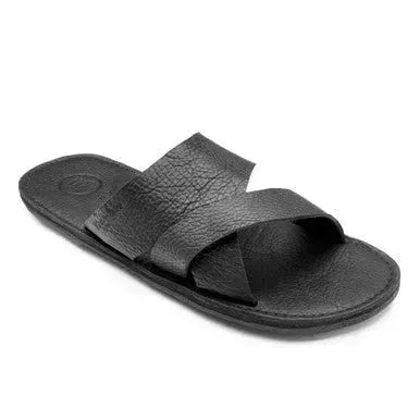 The Mateo Men's Leather Slide Sandal