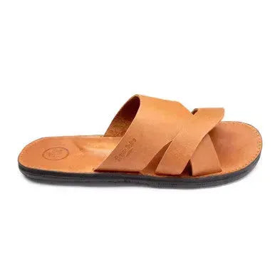 The Mateo Men's Leather Slide Sandal