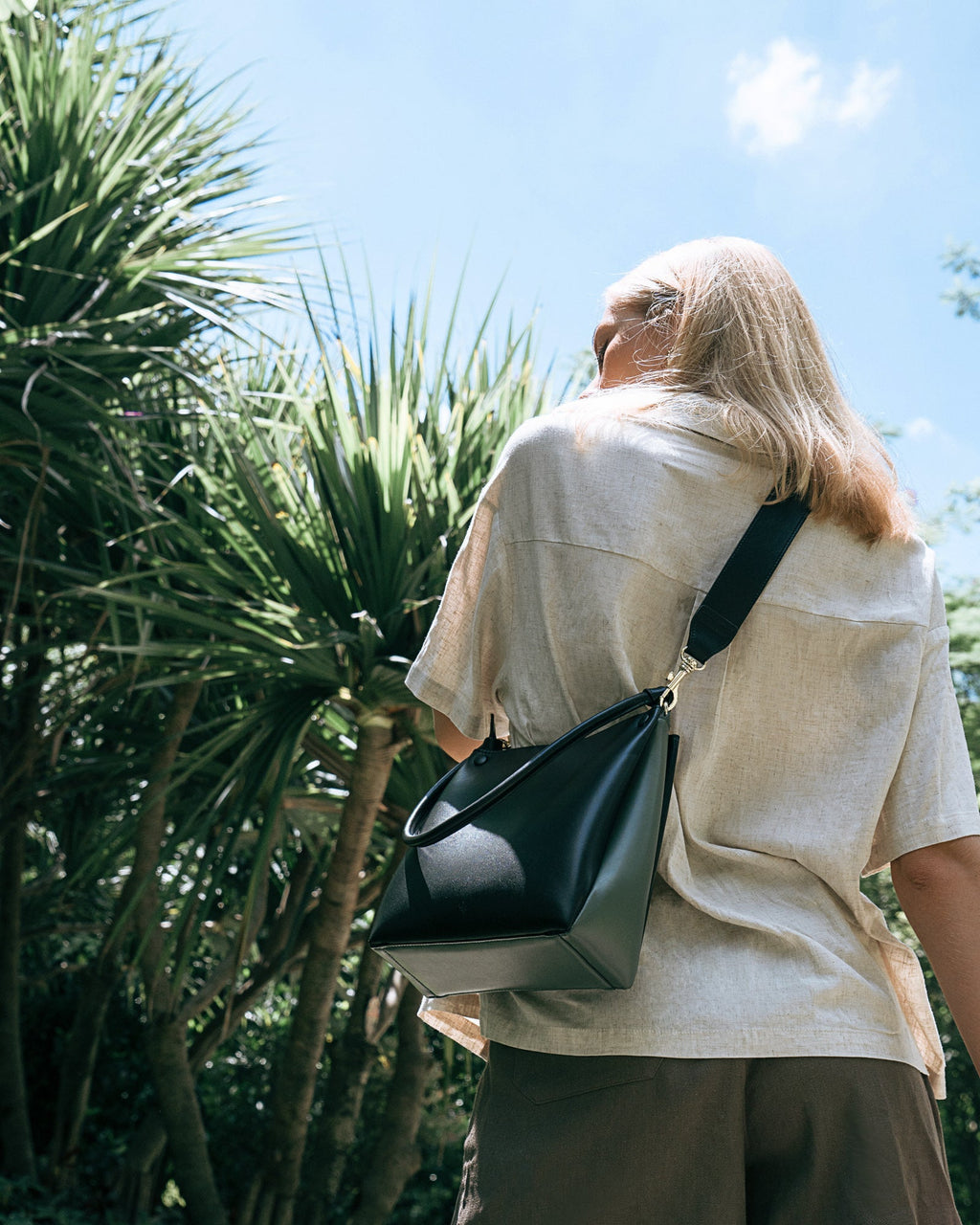 🌽 Mini Two-Tone Tote Corn Leather