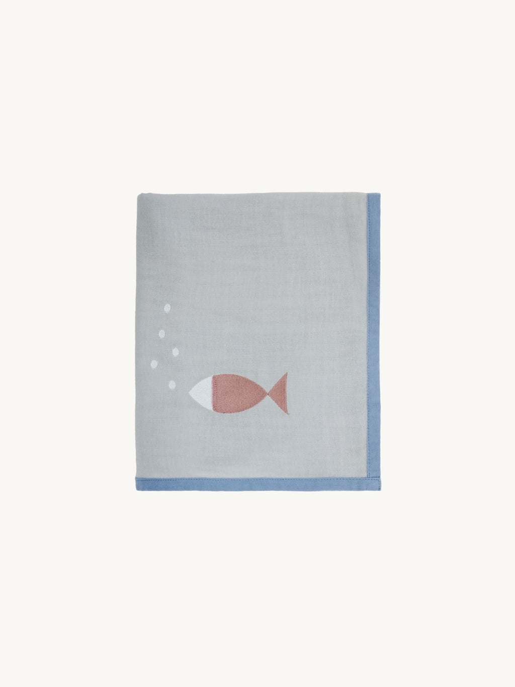 Organic Muslin Swaddle - Fish Dance｜For Kids and Baby