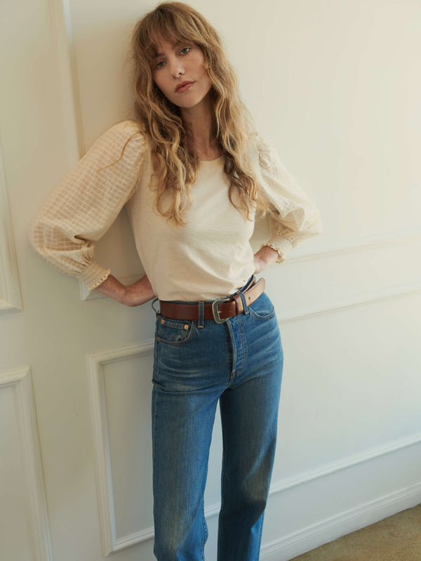 Blouse 1425rs Libby Parchment