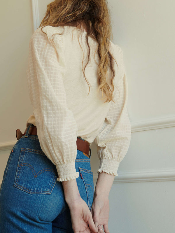 Blouse 1425rs Libby Parchment