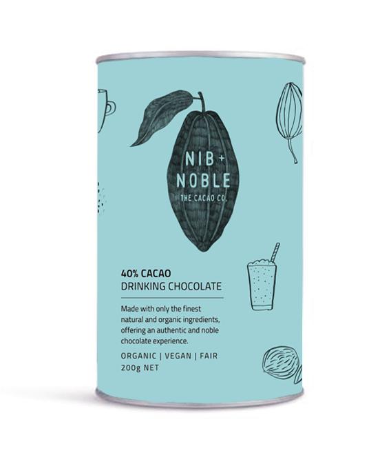 40% Cacao Organic Drinking Chocolate