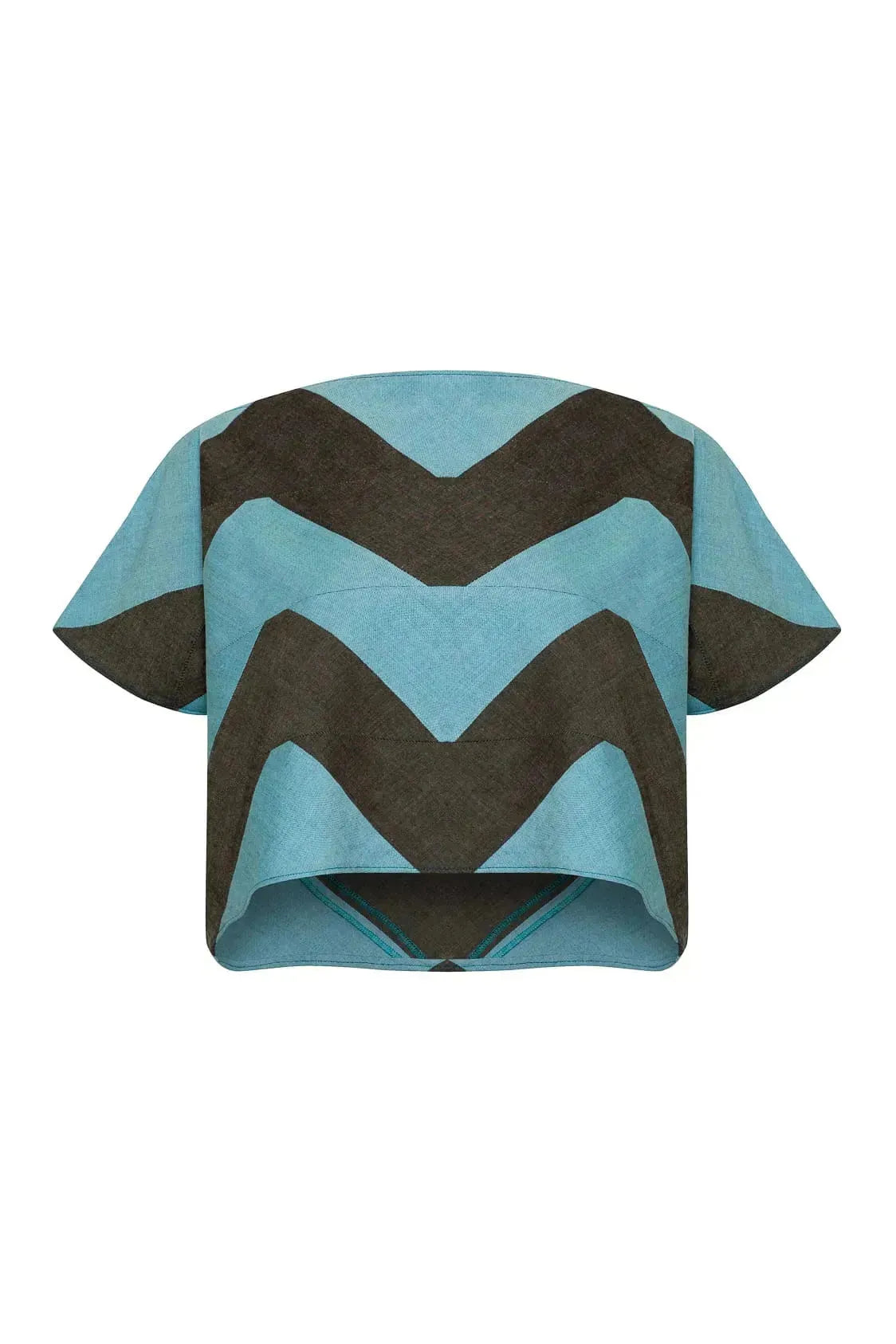 Namaka Top (Grey and Aqua)