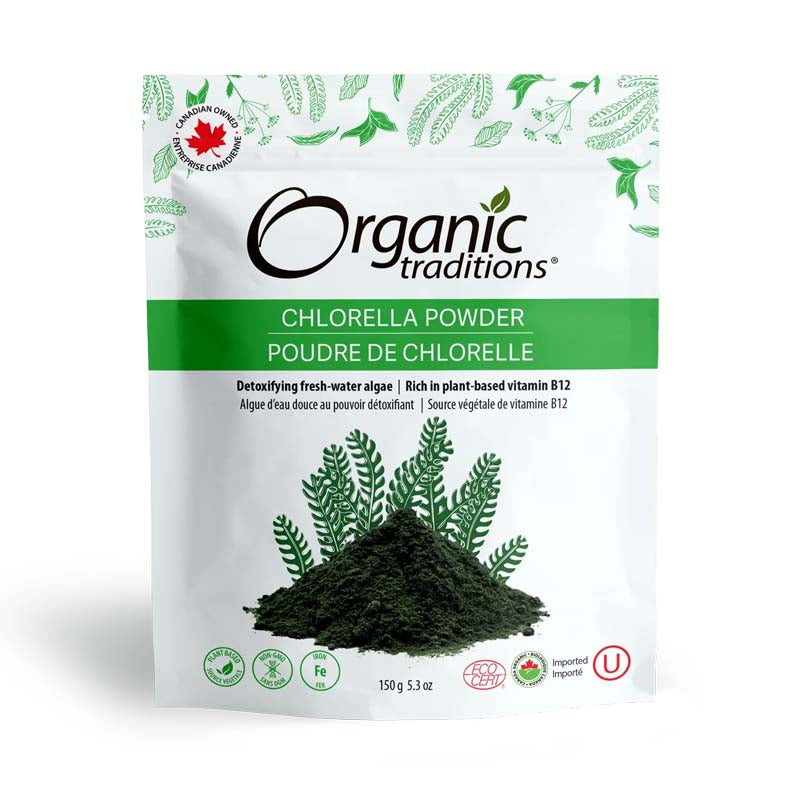 Organic Traditions Chlorella Powder 150g