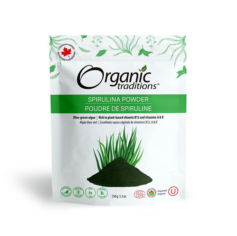 Organic Traditions Spirulina Powder 150g