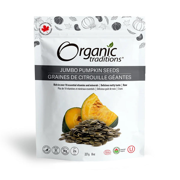 Organic Traditions Jumbo Pumpkin Seeds 227g