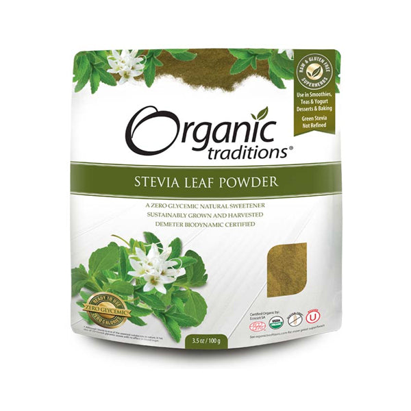 Organic Traditions Stevia Leaf Powder 100g