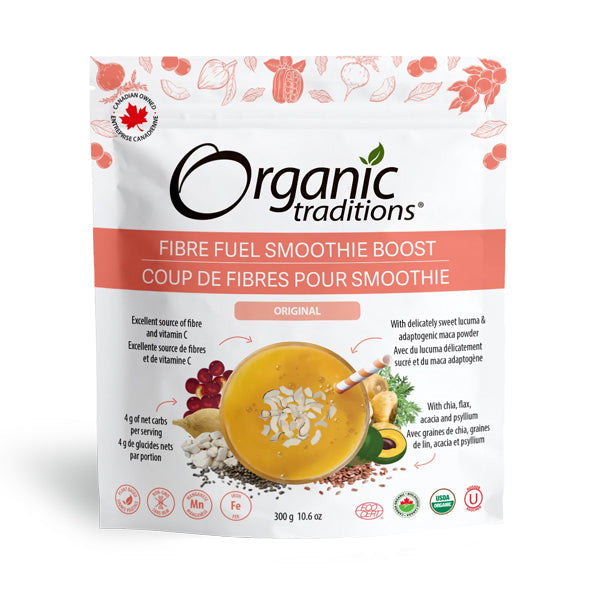 Organic Traditions Fibre Fuel Smoothie Boost - Original 300g