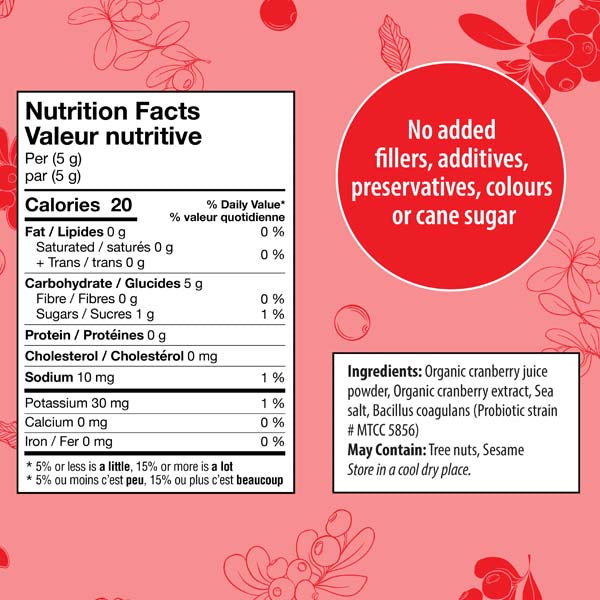 Organic Traditions Daily Cranberry+ 100g