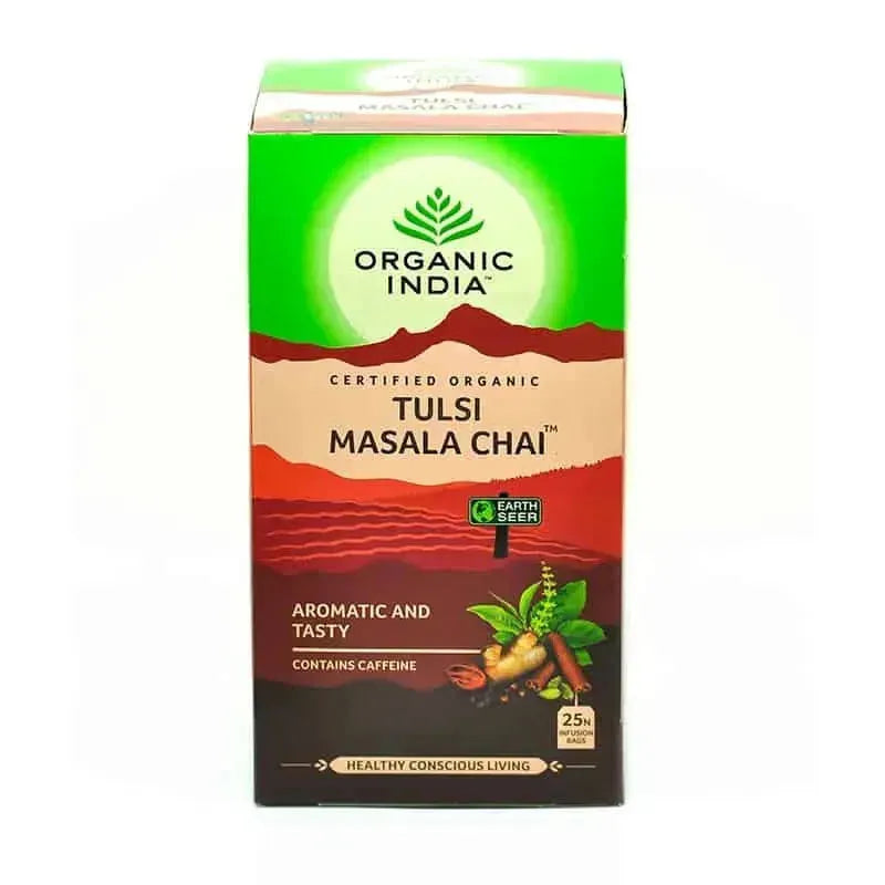 Organic India Tulsi Masala Chai Tea 25ct