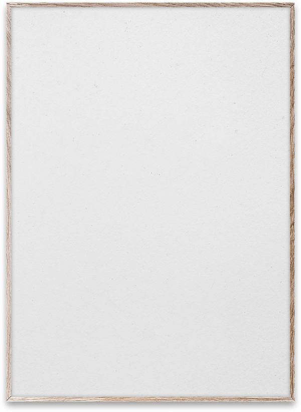 Poster Frame in Oak - Plexi Glass - 50cm x 70cm