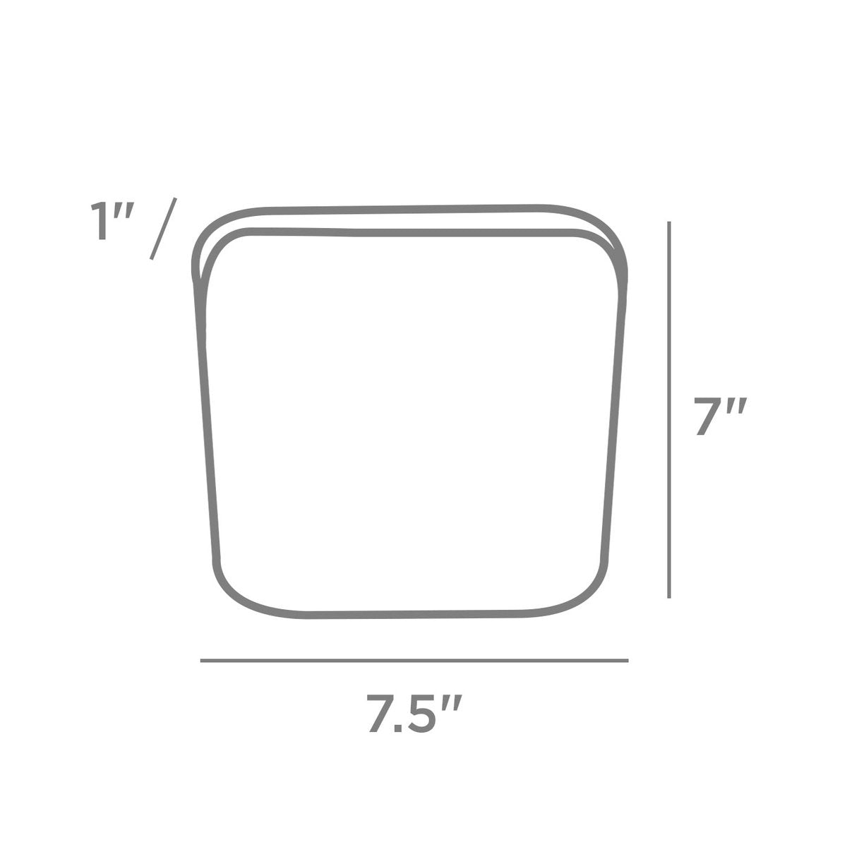 Reusable Silicone Sandwich Bag (Amethyst)