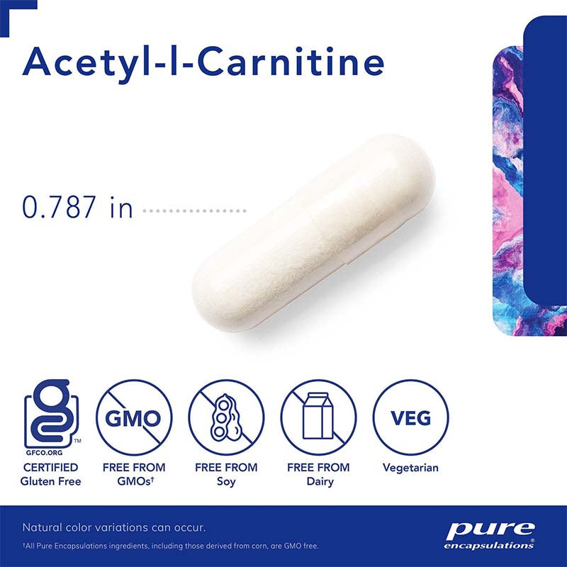 PURE Acetyl-l-Carnitine 250 mg 60's
