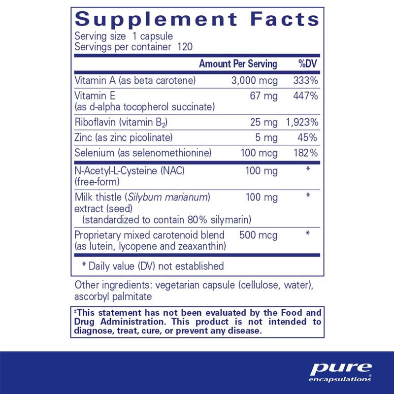 PURE AntiOxidant Formula 120's
