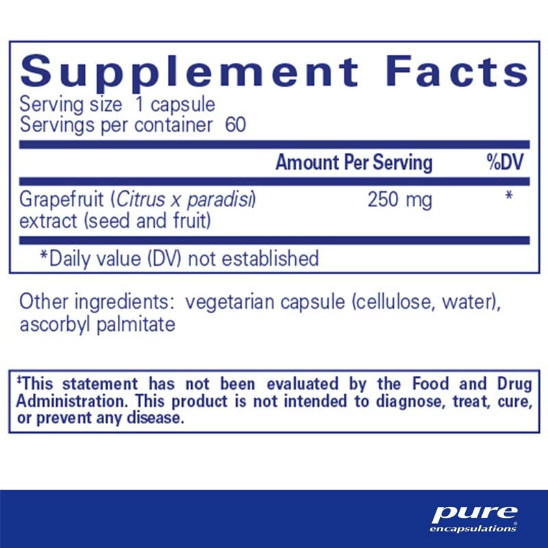PURE Grapefruit Seed Extract 60's