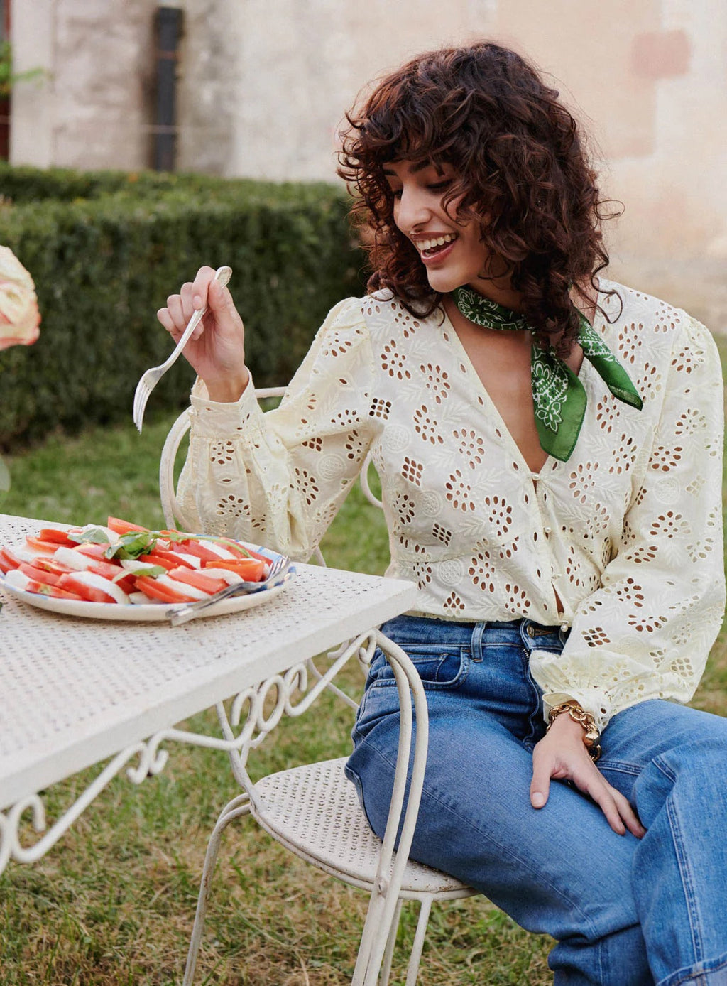 Blouse Theodo Theodora Ecru