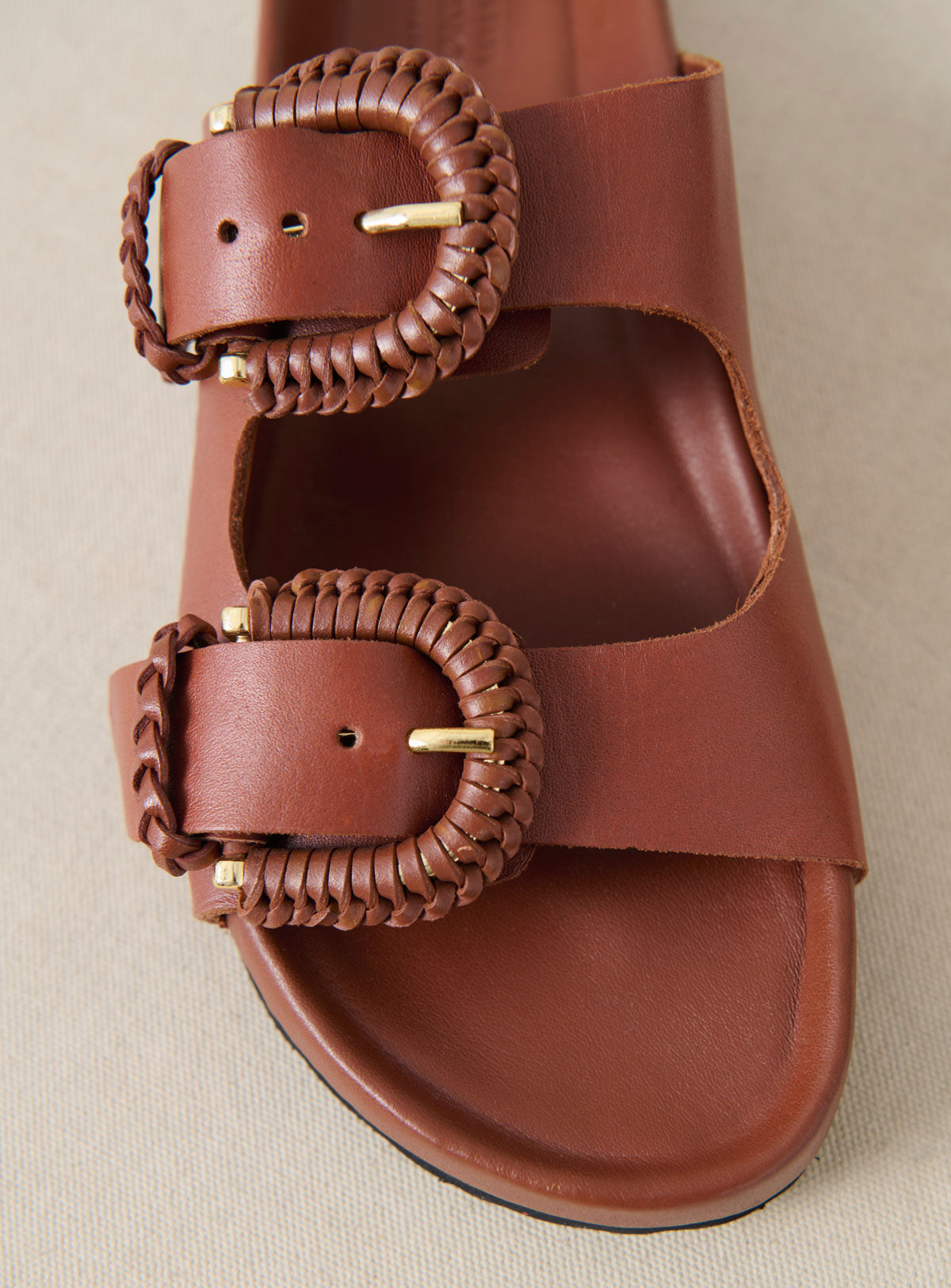 Sandal Cora C Cora Cuir Camel