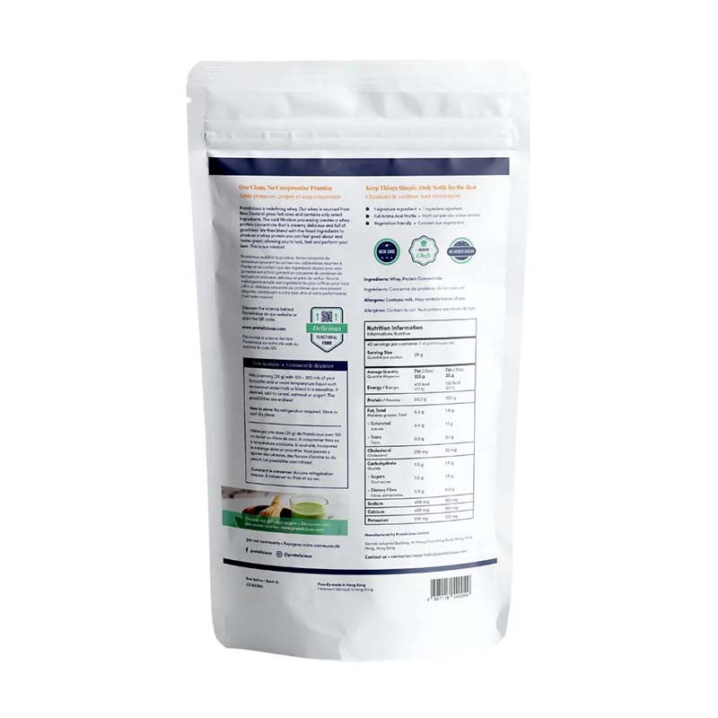 Protelicious Whey Protein Natural 1kg Keto-friendly