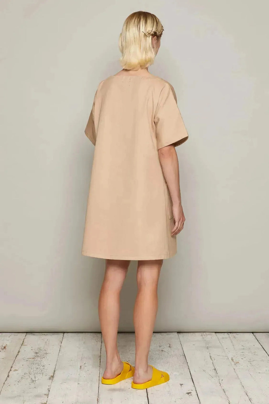 Paula Dress (Beige)