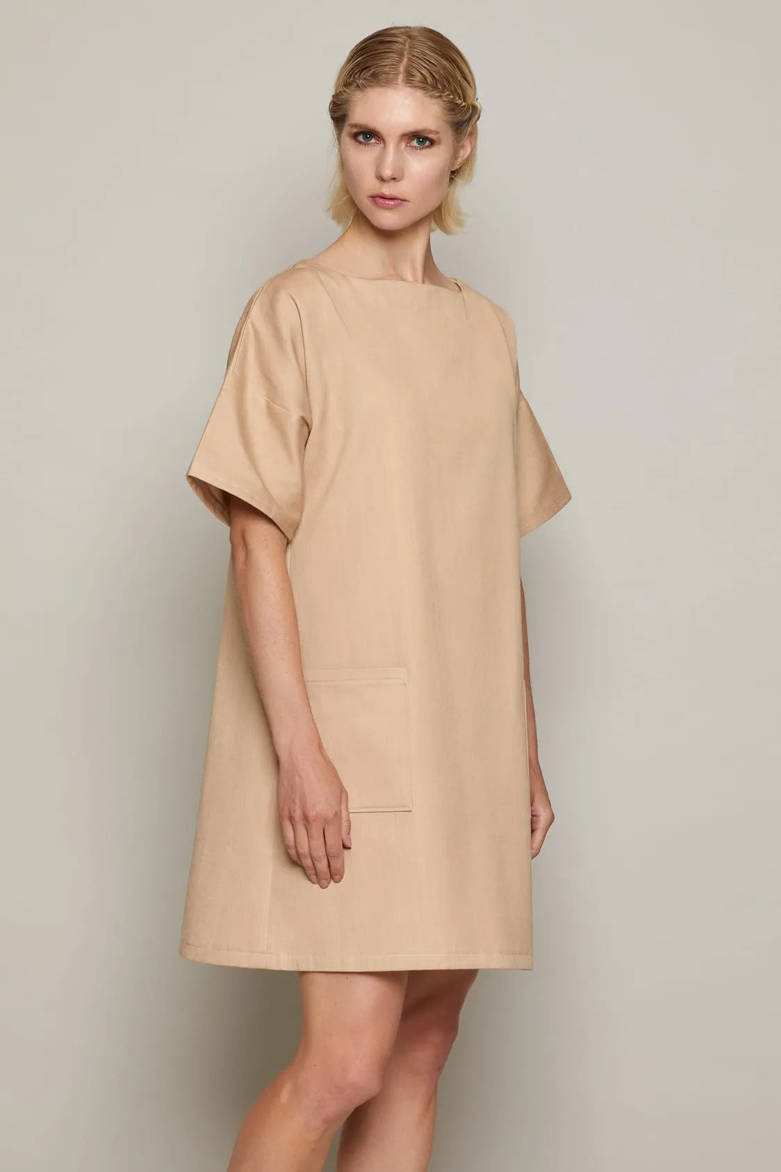 Paula Dress (Beige)