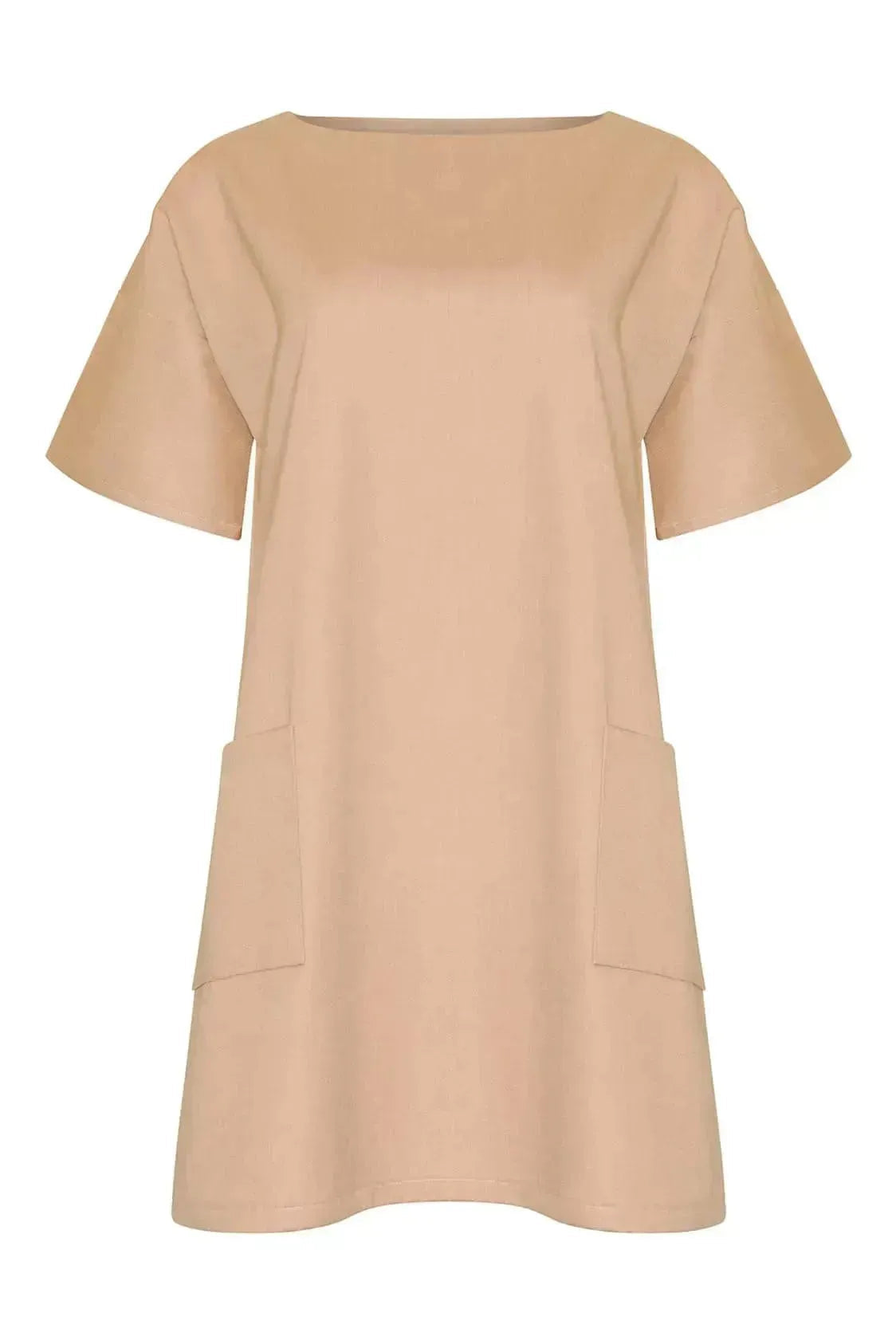 Paula Dress (Beige)